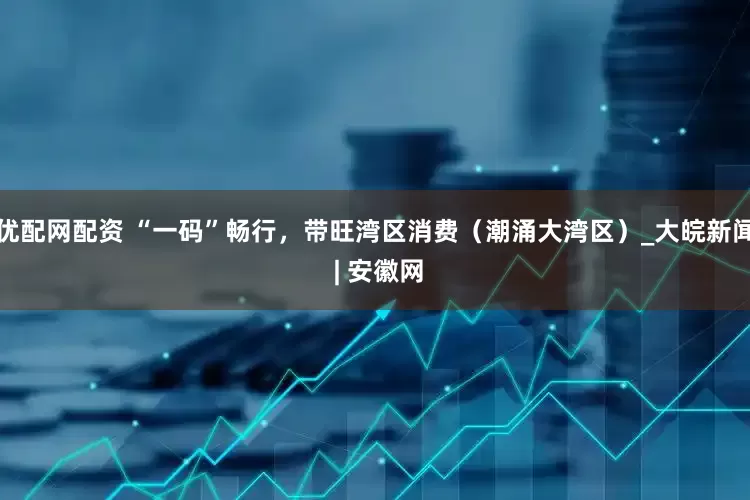 优配网配资 “一码”畅行，带旺湾区消费（潮涌大湾区）_大皖新闻 | 安徽网